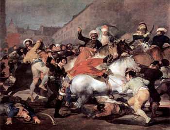 The Second of May, 1808: The Charge of the Mamelukes, by Francisco de Goya (1814).