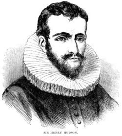 " No portrait of Hudson is known to be in existence. What has passed with the uncritical for his portrait — a dapper-looking man wearing a ruffed collar — frequently has been, and continues to be, reproduced. Who that man was is unknown. That he was not Hudson is certain." - Thomas A. Janvier, biographer of Henry Hudson. The illustration featured here comes from the (presumably uncritical) Cyclopaedia of Universal History, 1885