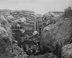For most of World War I, Allied forces were stalled at trenches on the Western Front