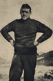 Ernest Shackleton in the polar region, circa 1916