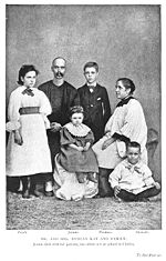 Murdered China Inland Mission missionaries Duncan, Caroline and Jennie Kay.