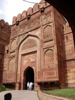 The main Gate of the Agra Fort