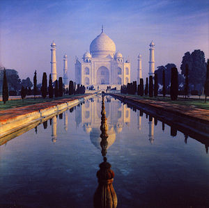 The Taj Mahal, Islamic India's most famed monument