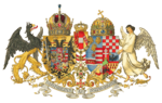 Coat of Arms of Austria–Hungary, adopted in 1915 to emphasize the unity of the Empire during World War I.