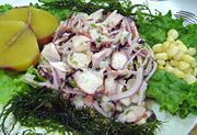 Ceviche is a citrus marinated seafood dish.