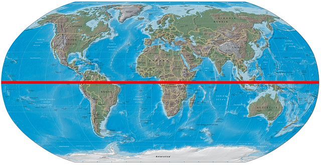 Image:World map with equator.jpg