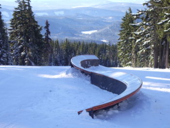 Terrain park feature for the daring