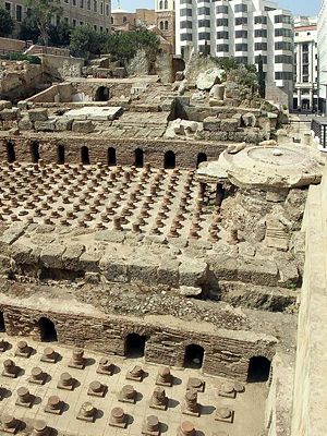 Roman baths in Centre Ville, Beirut