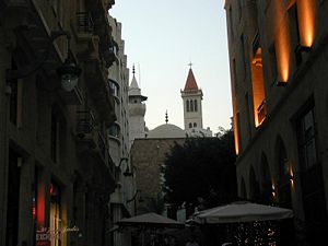 Mosque and Church in Downtown Beirut
