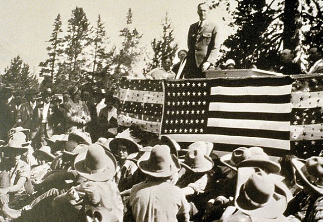 Image:Park Dedication in 1929 in Grand Teton NP-NPS.jpg
