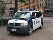 A Finnish police van.
