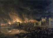 The 1666 Great Fire of London destroyed nearly four-fifths of the City.