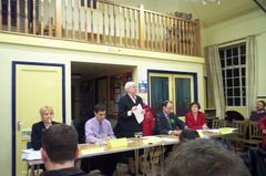 A pre-election hustings at the Oxford West and Abingdon constituency, England.