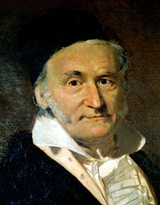 Carl Friedrich Gauss, painted by Christian Albrecht Jensen