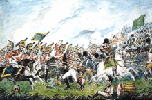 The Battle of Vinegar Hill, part of the failed Irish Rebellion of 1798.