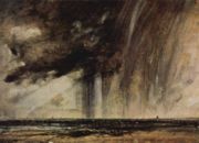 Constable's Seascape Study with Rain Cloud c.1824