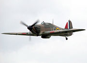 Hawker Hurricane I (R4118), Battle of Britain veteran, still flying (as of 2007).