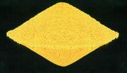 Yellowcake is a concentrated mixture of uranium oxides that is further refined to extract pure uranium.
