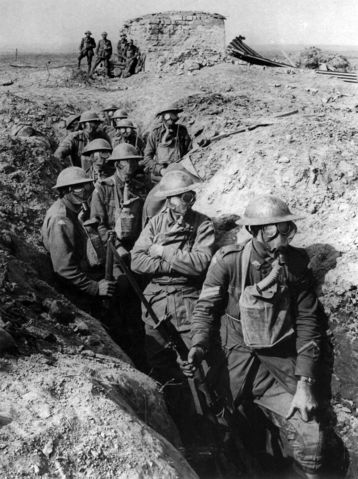 Image:Australian infantry small box respirators Ypres 1917.jpg