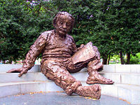 Albert Einstein Memorial located on the public grounds of the U.S.  National Academy of Sciences, Washington, D.C.