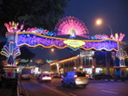 In Singapore, Diwali is marked by 2 kilometres of lights across the Little India area.
