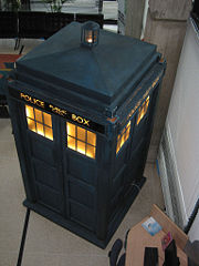 The image of the TARDIS is iconic in British popular culture.