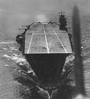 Akagi in April 1942, the flagship of the Japanese carrier striking force which attacked Pearl Harbor, as well as Darwin, Rabaul, and Colombo, prior to the battle.