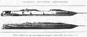Plongeur, the first submarine to rely on mechanical power for propulsion.