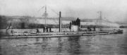 German submarine U-9. It sank three British cruisers in a few minutes in September 1914.