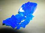Crystal of copper(II)sulfate4 · 5H2O