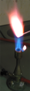The flame test
