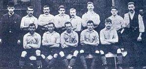 Liverpool's team during its first season, 1892–1893