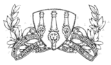 Arsenal's first crest from 1888.