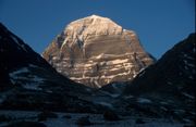 Sacred Mount Kailash in Tibet is regarded as the spiritual abode of Shiva.