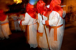 Procession in the Northwest of Spain.