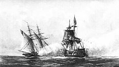March 9: The USS Enterprise schooner returns from the Caribbean.