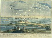 September 13: Bombardment of Fort McHenry.