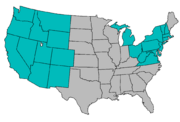 M. cerebralis has been reported in nearly two dozen (green) states in the United States, according to the Whirling Disease Initiative