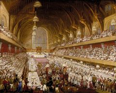 The coronation banquet for George IV