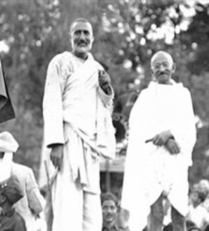 Bacha Khan & Gandhi