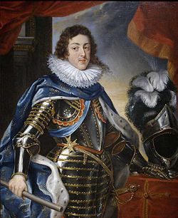 The young King Louis XIII was only a figurehead during his early reign; power actually rested with his mother, Marie de Médicis.
