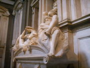 As a boy, Moore was inspired by the sculptures of Michelangelo, among which are four significant reclining figures.
