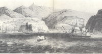 View of Valparaíso Bay in 1830