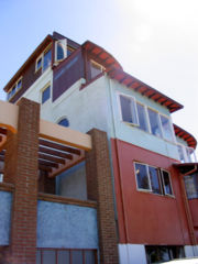 La Sebastiana, Pablo Neruda's house in Valparaíso, Chile.