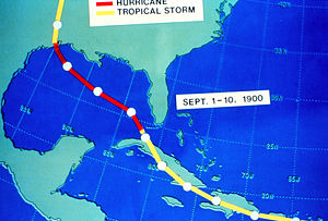 Hurricane track from September 1 – 10