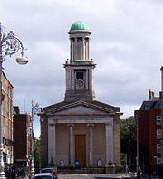 The Dublin area saw many churches like Saint Stephen's, built in the Georgian style during the 18th century.