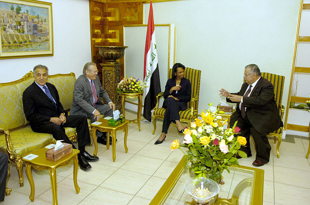 Image:Jalal Talabani Rumsfeld Rice Khalilzad.jpg