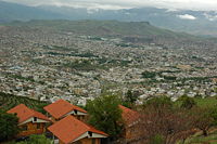 a view of Sanandaj, a major city in Iranian Kurdistan.