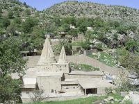 An Ezidi temple in Lalish, Kurdistan.