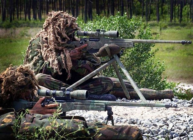 Image:Royal Marines snipers displaying their L115A1 rifles.jpg